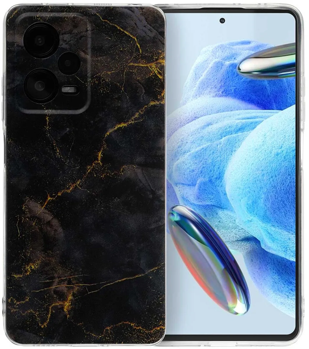 Imoshion Hoesje Xiaomi Redmi Note 12 Pro Black Marble