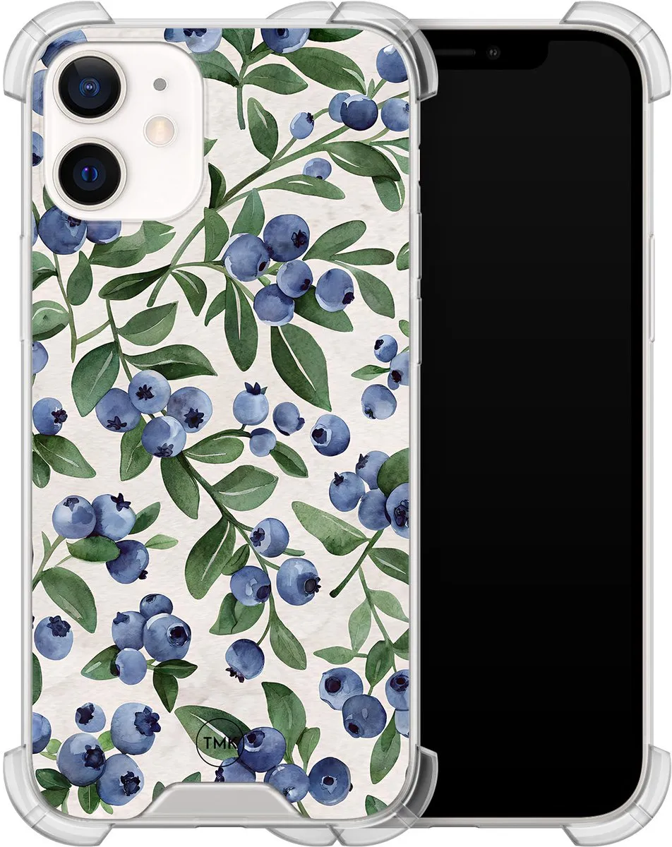 Casevibes Shockproof Hoesje iPhone 12 Mini - Blauw - A/i12m/S/030