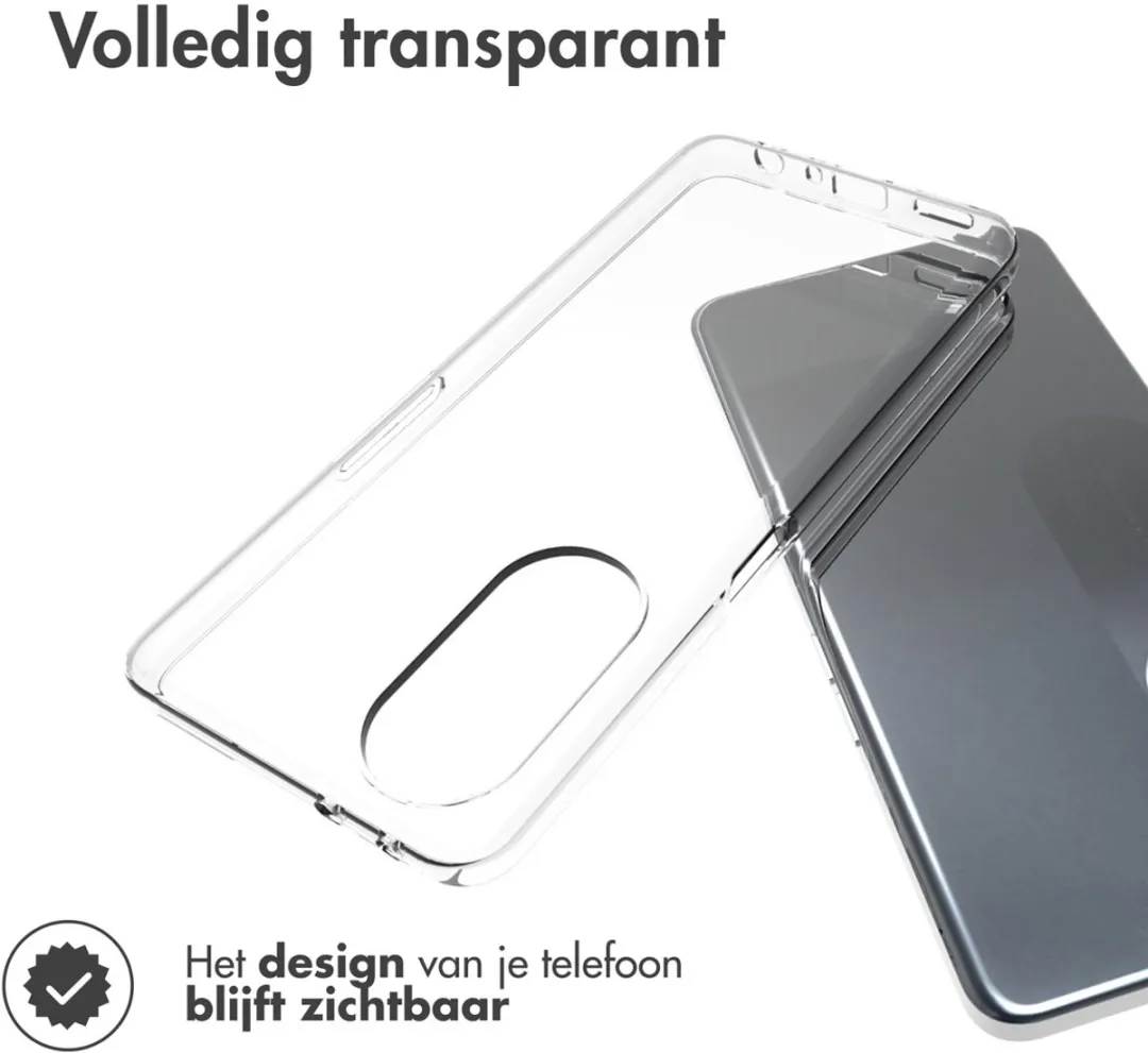 Accezz Hoesje Oppo A98 - Transparant
