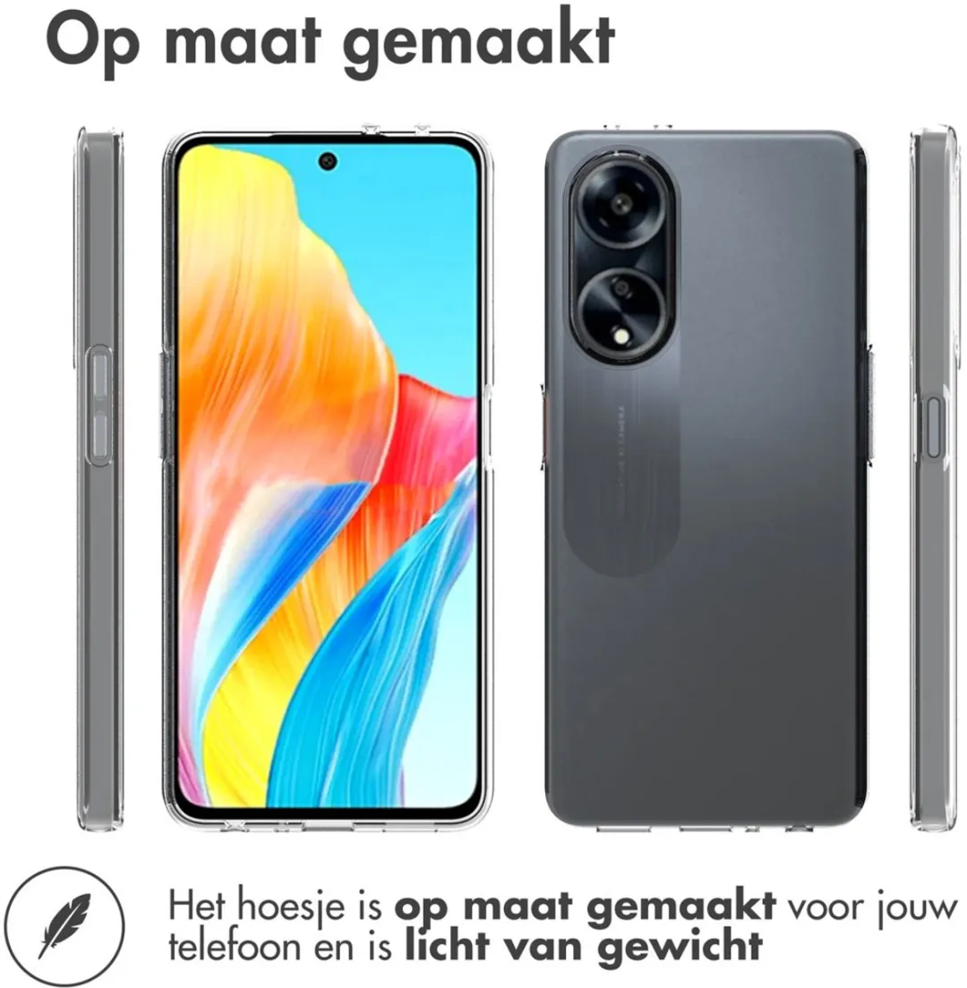Accezz Hoesje Oppo A98 - Transparant