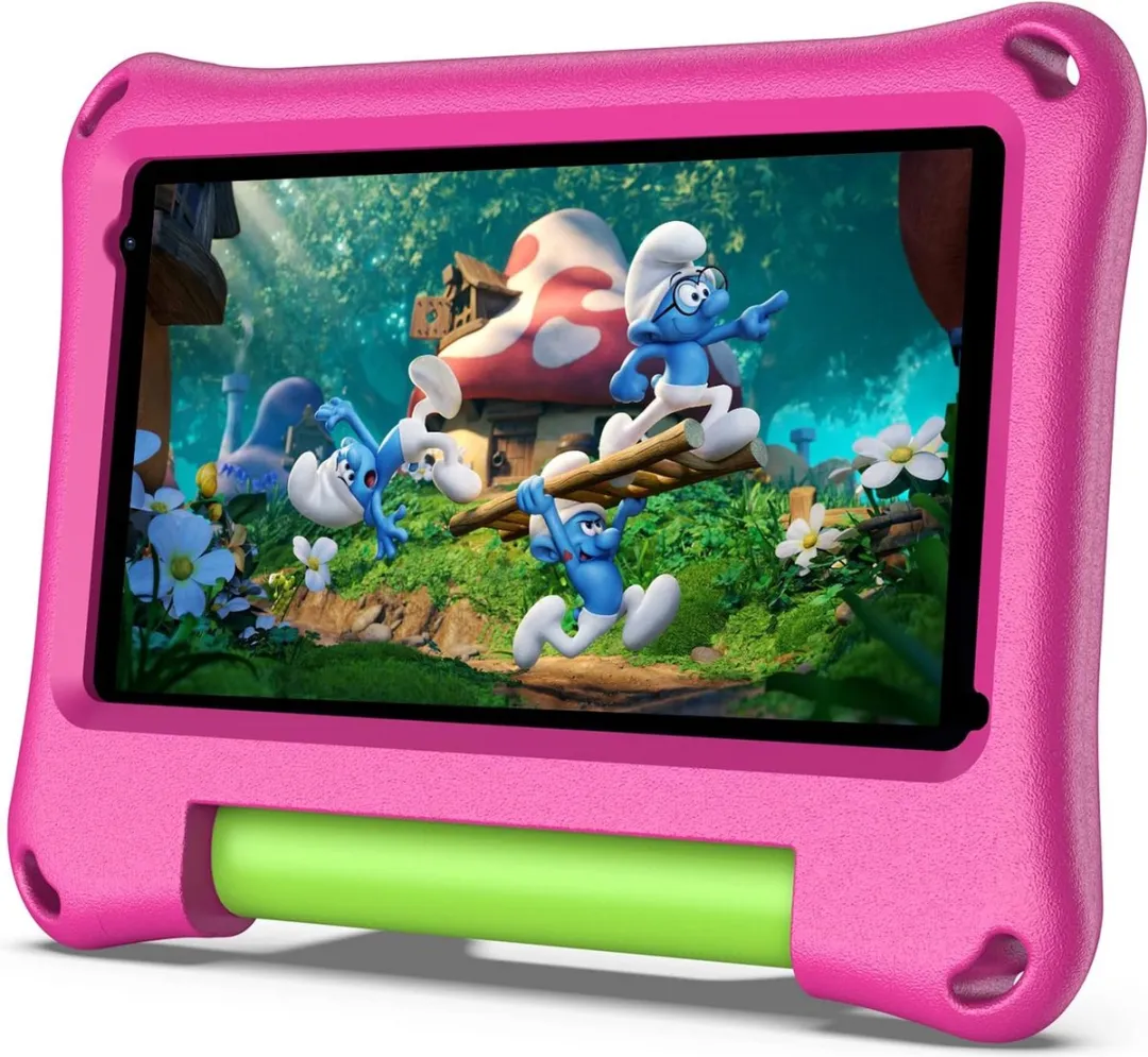 CosmoToys® Kids Tablet - Kindertablet - Tablet Kinderen - Vanaf 3 Jaar - Speelgoed voor in de Auto & Onderweg - 7 Inch - Android 11 - Ouderlijk Toezicht - 3500 mAh - Roze
