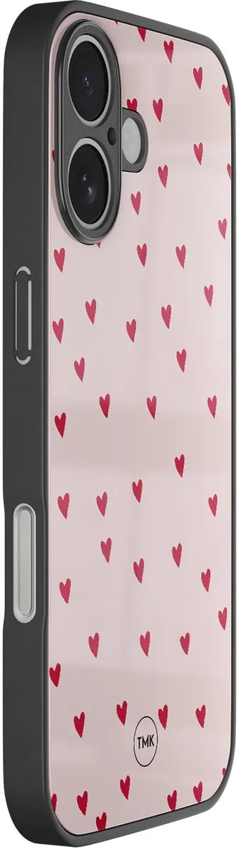 Casevibes iPhone 17 Hoesje Multi - Hartjes - TPU Luxe - A/i17/glas/022