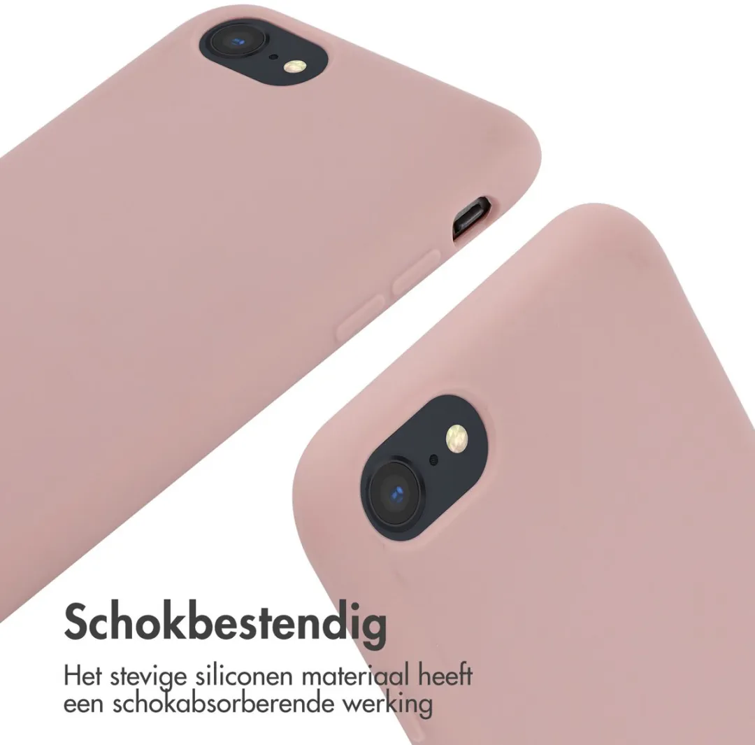 Imoshion Hoesje iPhone SE/8/7 - Siliconen - Sand Pink - afbeelding 6 van 6