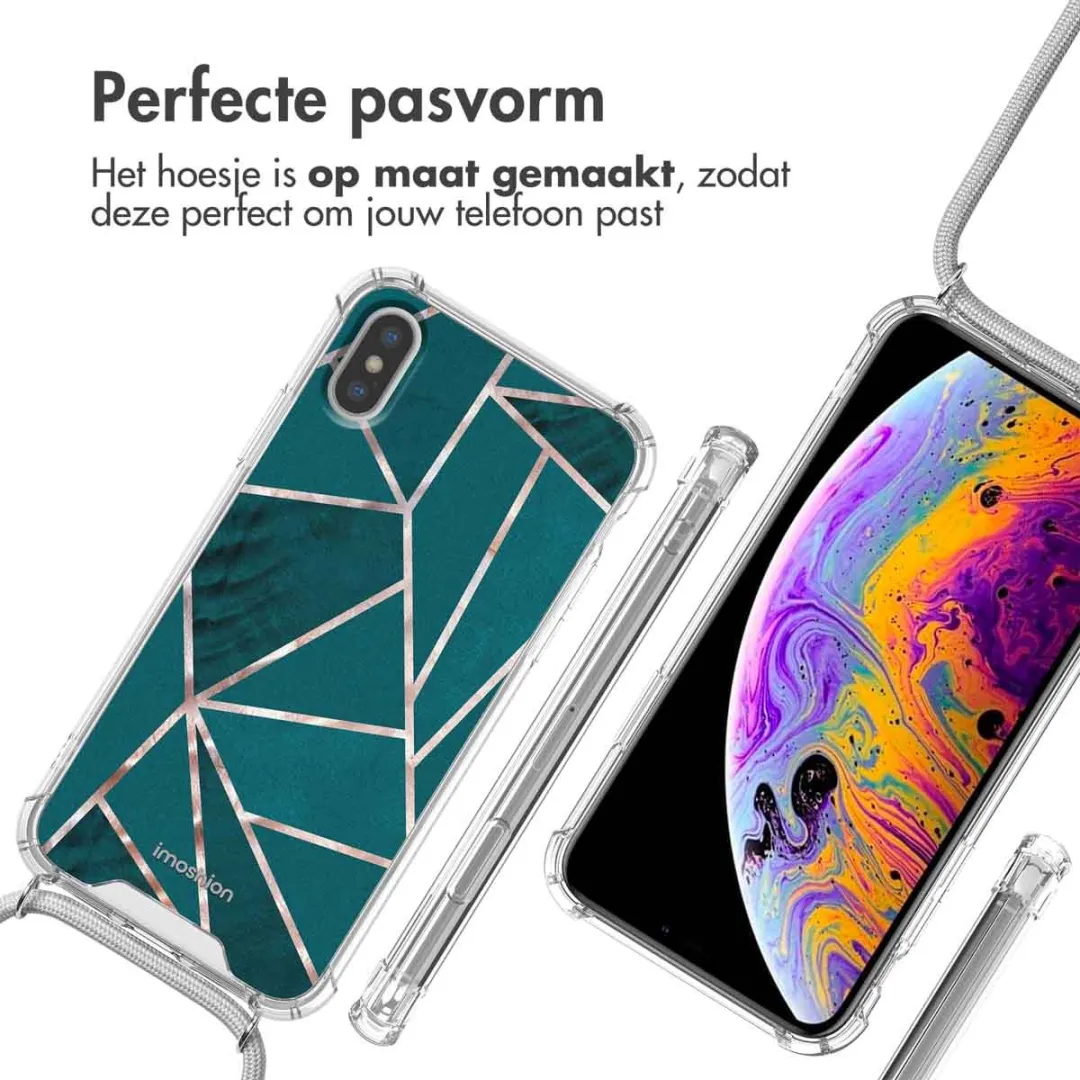 Imoshion Hoesje iPhone Xs - Petrol Green Graphic