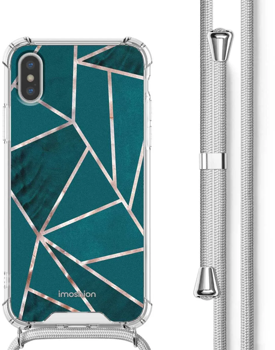 Imoshion Hoesje iPhone Xs - Petrol Green Graphic