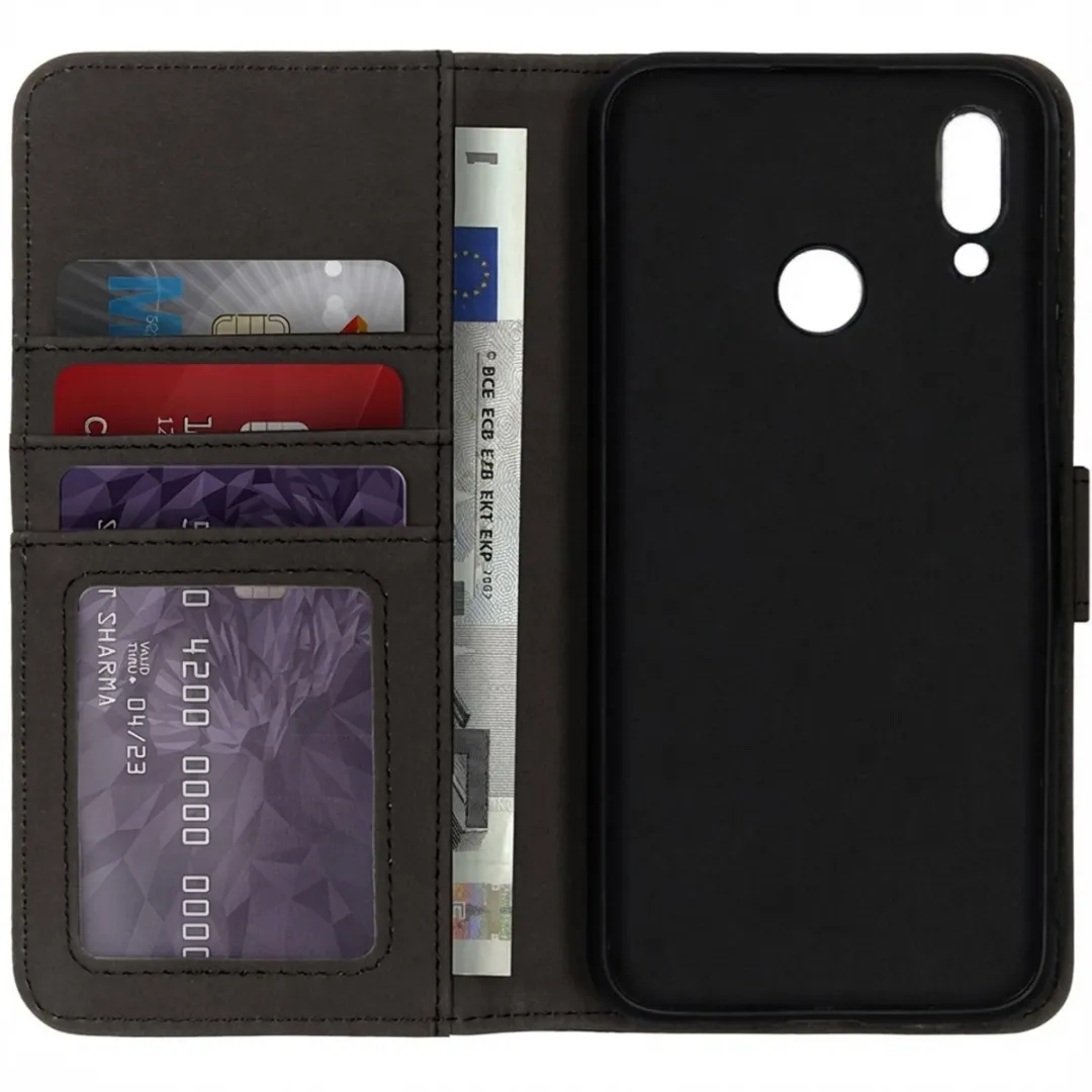 Imoshion Hoesje Huawei P Smart 2019 - 3 Pasjes - Zwart