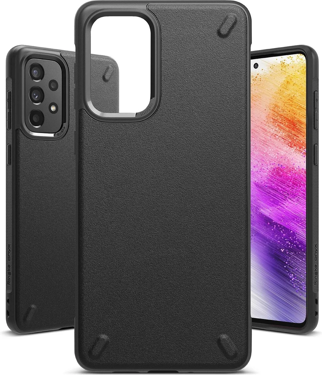 Ringke Onyx Hoes Samsung Galaxy A73 - 1 Pasje - Zwart - afbeelding 4 van 6