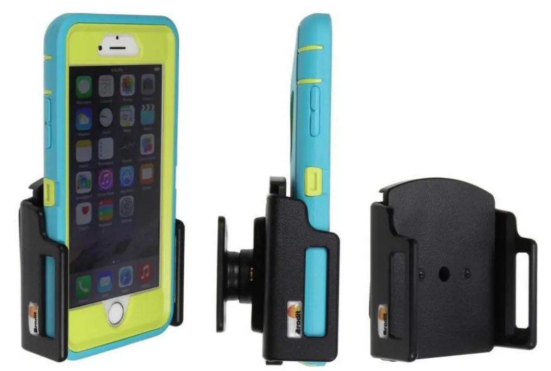 Brodit iPhone X/XR/Xs/11 Verstelbare Houder 75-89mm - Zwart