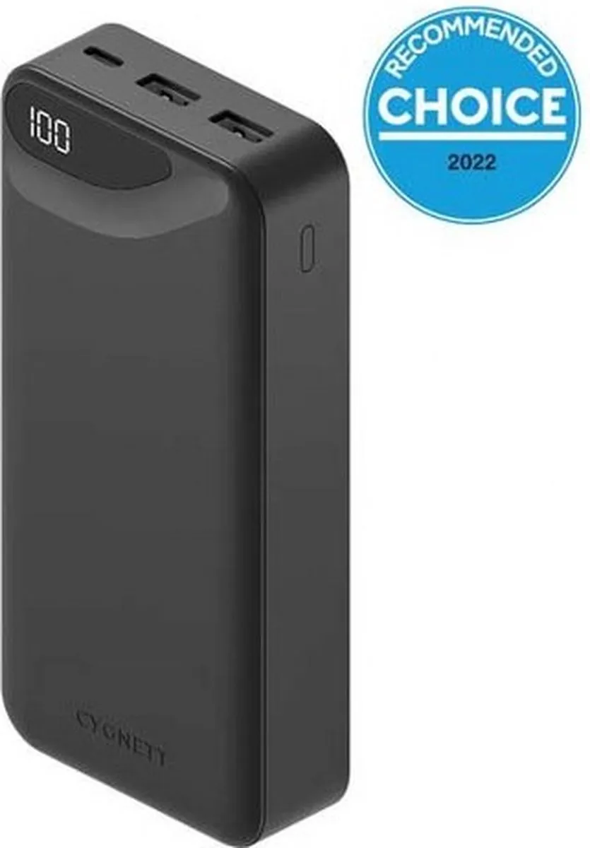 Cygnett Boost 3 Power Bank 20000mAh - Zwart