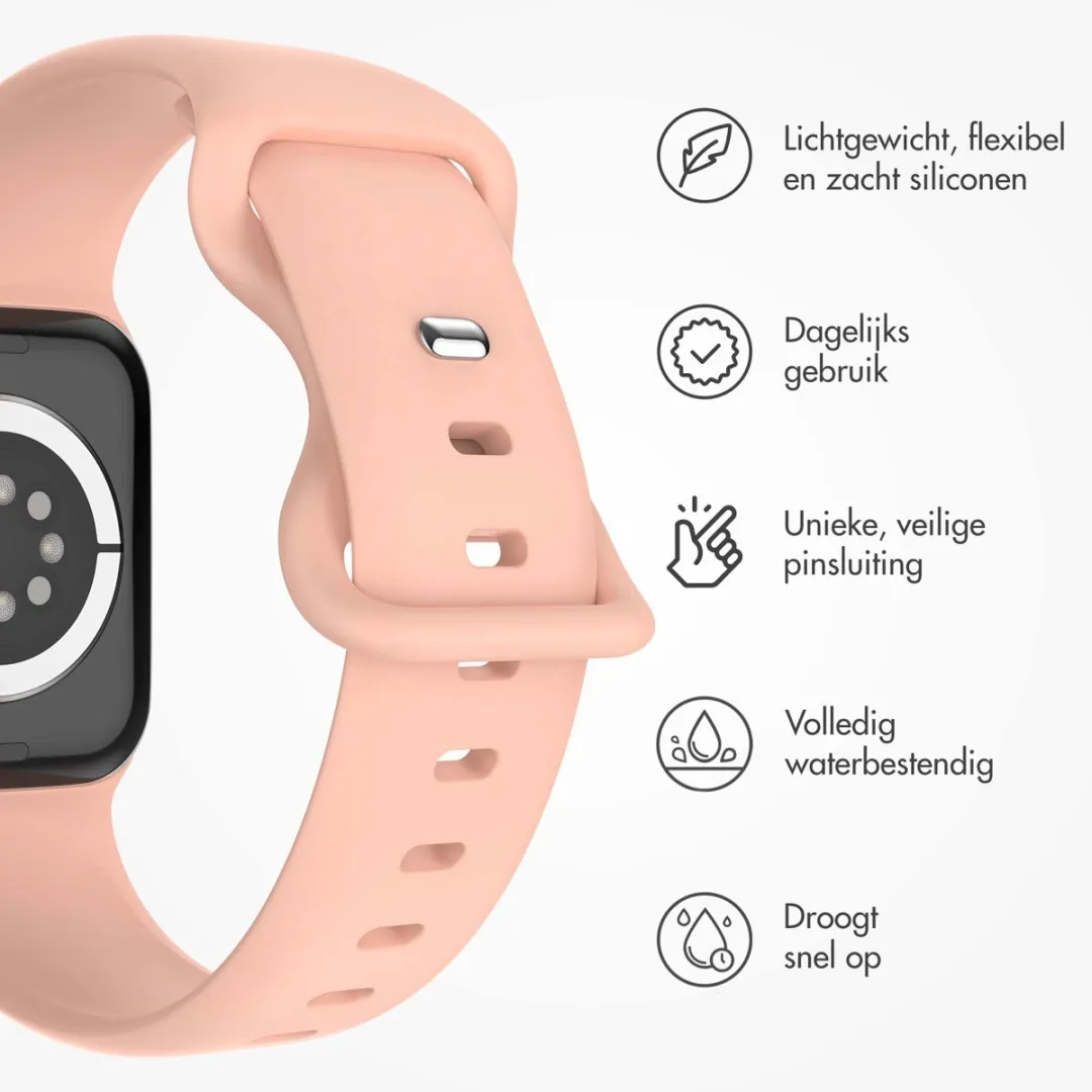 Imoshion Siliconen Bandje Apple Watch 38-42mm Roze