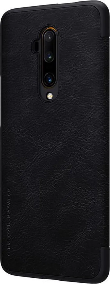 Nillkin Qin PU Leather Book Case OnePlus 7T Pro - Zwart - afbeelding 3 van 4