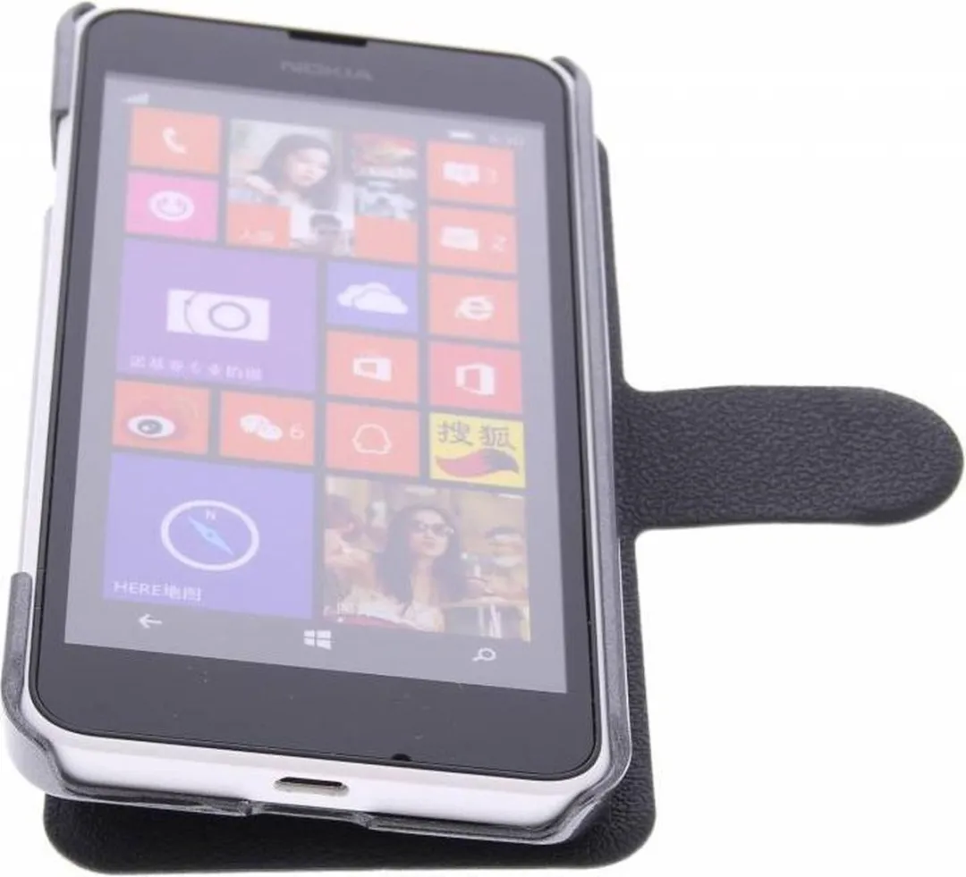Nillkin Leather Case Nokia Lumia 630/635 - N63028382901 - Zwart - afbeelding 4 van 6