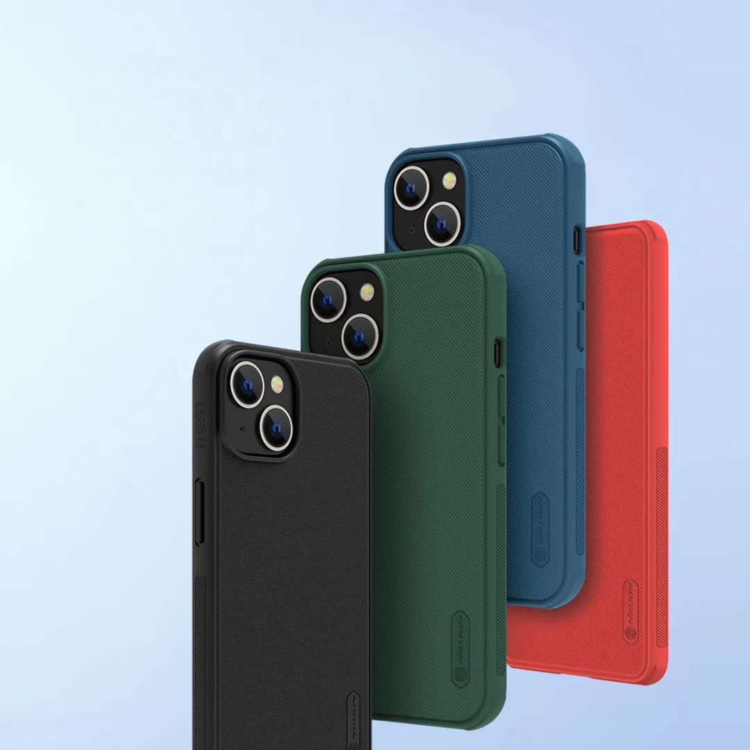 Nillkin Frosted Shield Pro iPhone 14 Plus Hoesje - Rood - afbeelding 5 van 6