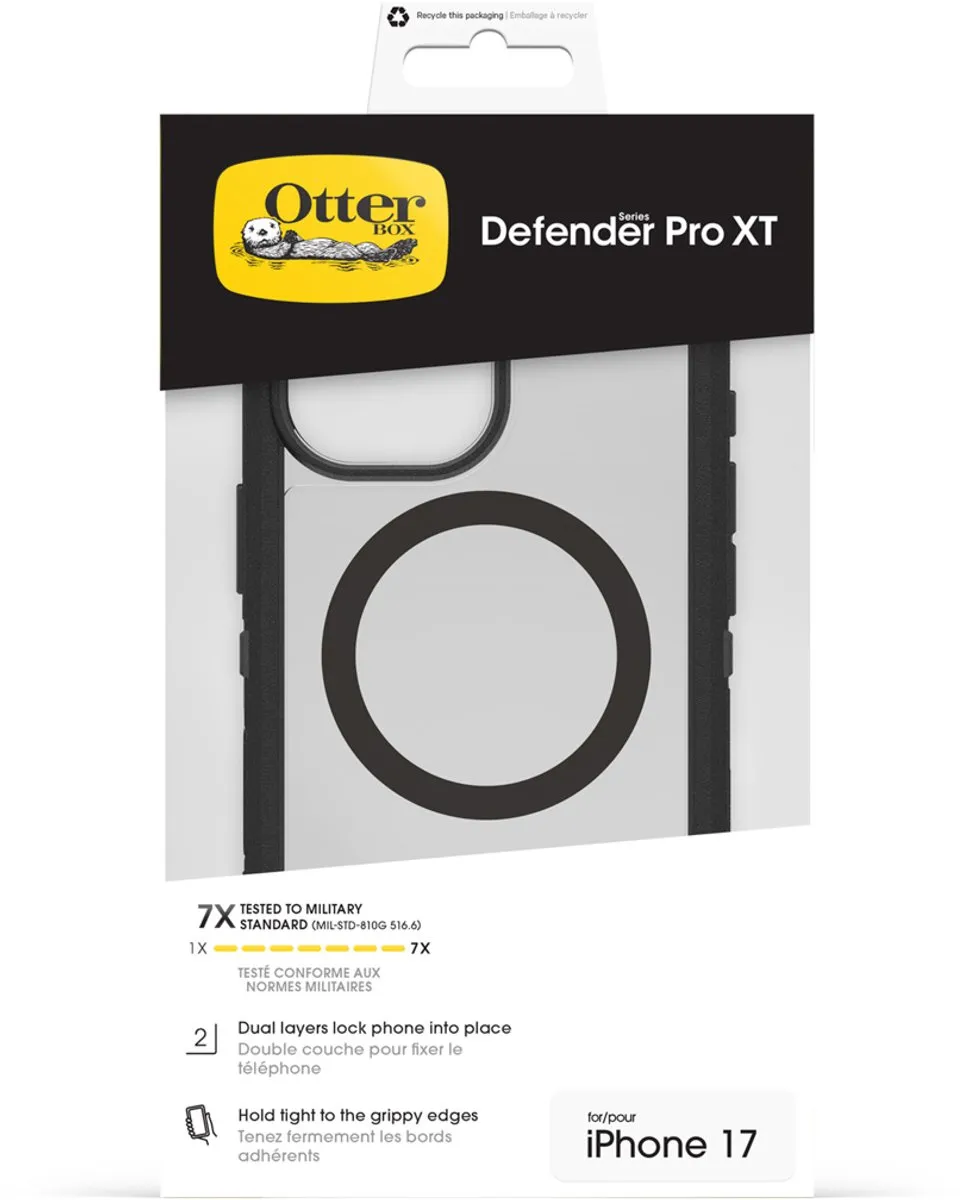 OtterBox Defender Pro XT 77-98480 Hoes - iPhone 17 - Transparant