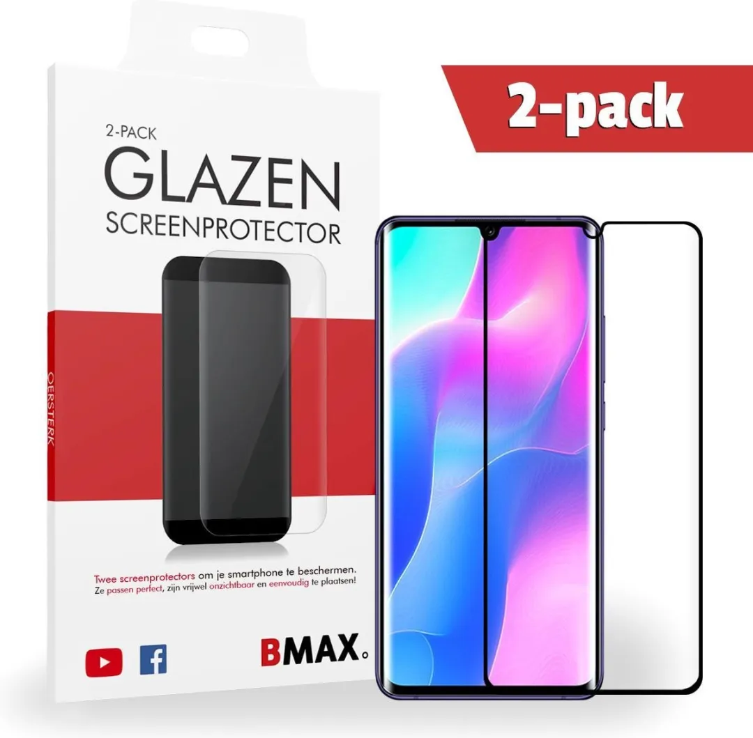 BMAX Xiaomi Mi Note 10 Lite Screenprotector Glas