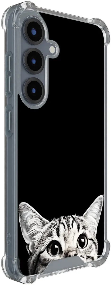 Casevibes Shockproof Hoesje Samsung Galaxy S25 - S/S25/S/007 - Zwart
