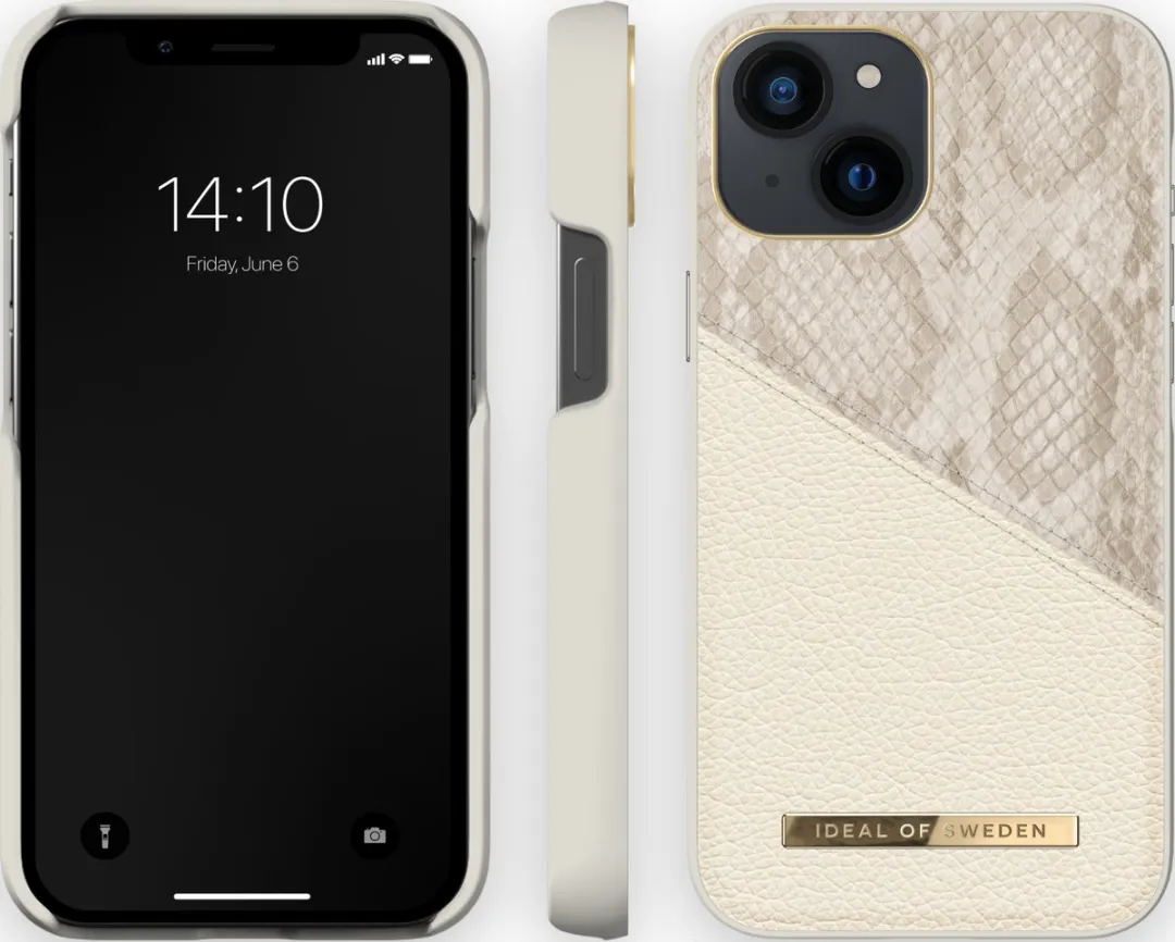 iDeal of Sweden Atelier iPhone 13 Mini Hoes - Pearl Python - afbeelding 2 van 3