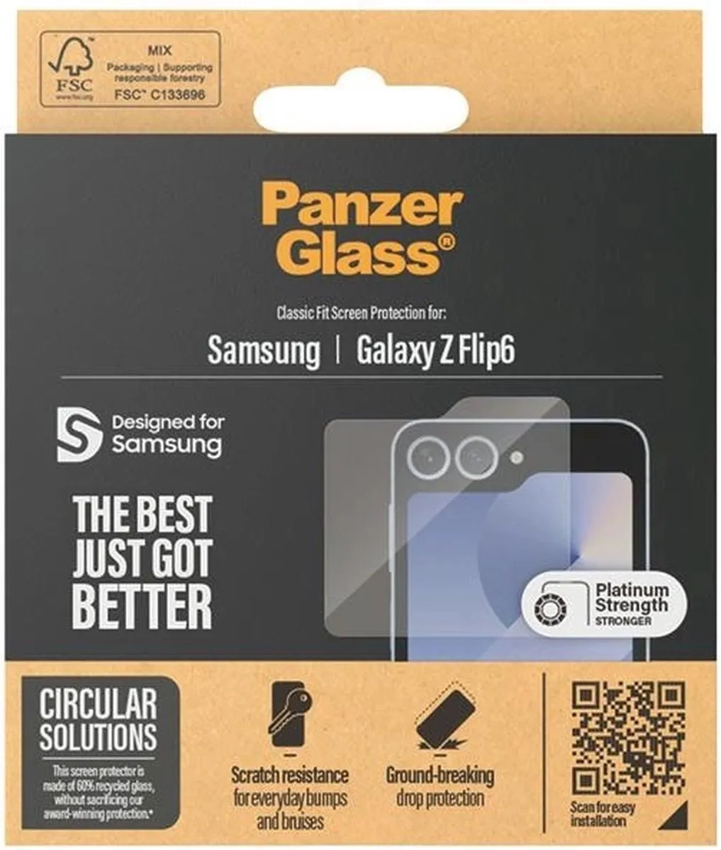 PanzerGlass PZ-7368 Screenprotector Samsung Galaxy Z Flip 6 - Case Friendly