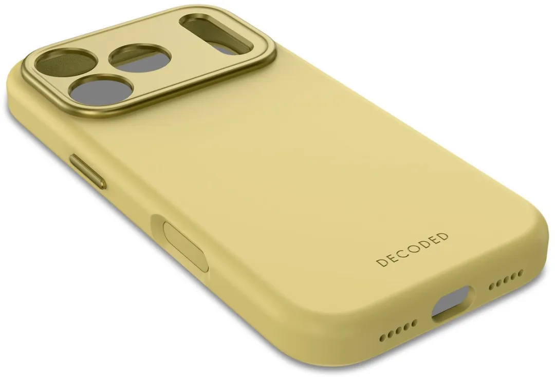 Decoded Siliconen Hoesje iPhone 17 Pro D25IPO17PBCS9YW - Geel