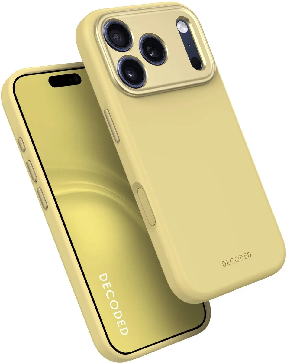 Decoded Siliconen Hoesje iPhone 17 Pro D25IPO17PBCS9YW - Geel
