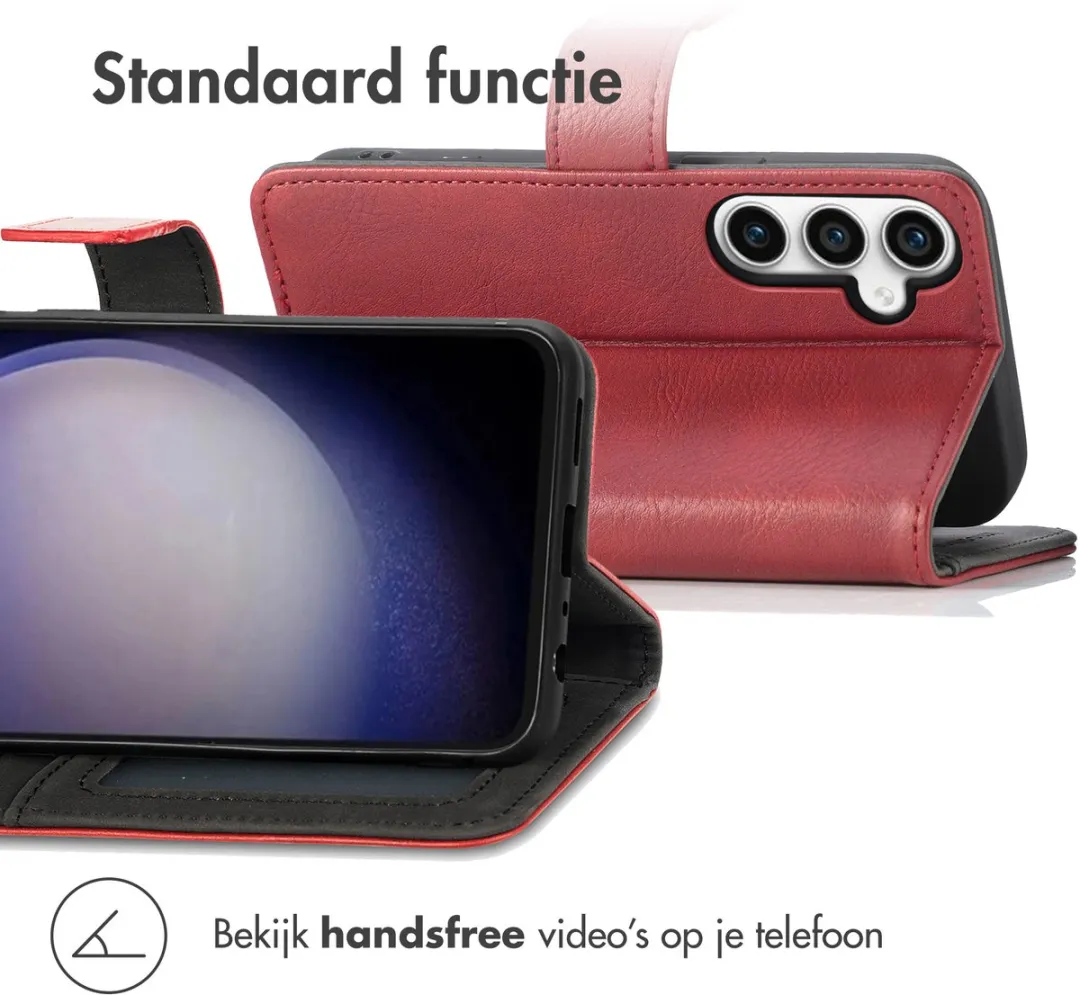Imoshion Hoesje Samsung Galaxy S23 FE - 3 Pasjes - Rood