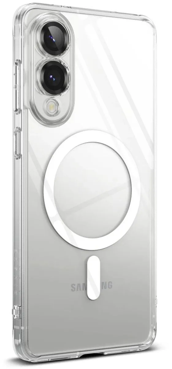 Ringke Fusion Magnetische Hoes Samsung Galaxy S25 - Randbescherming - 1 Pasje - Zwart - afbeelding 3 van 6