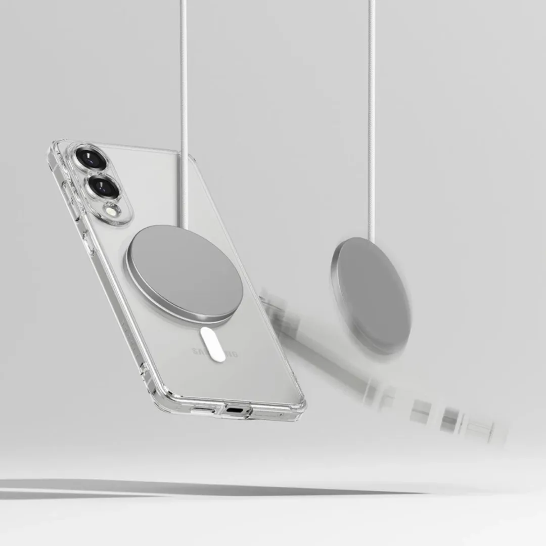 Ringke Fusion Magnetische Hoes Samsung Galaxy S25 - Randbescherming - 1 Pasje - Zwart - afbeelding 5 van 6