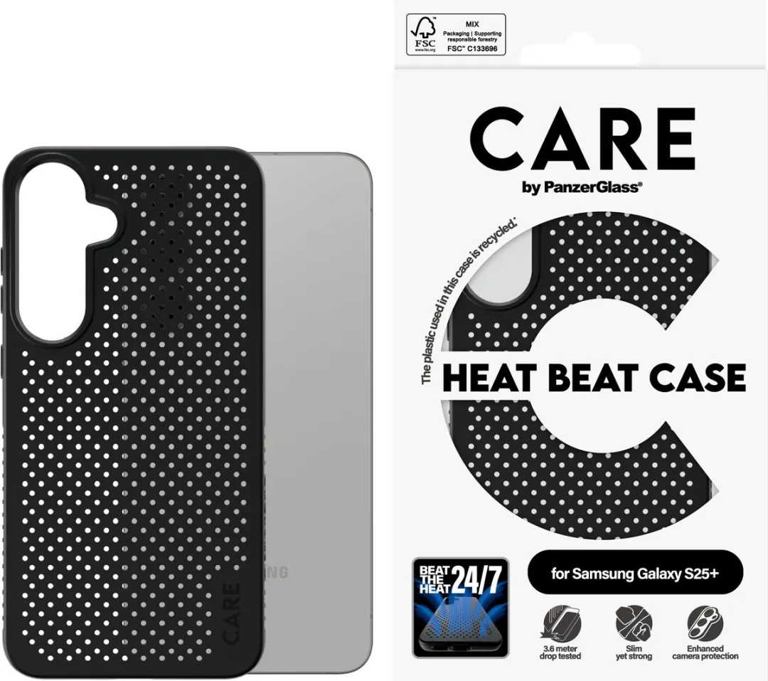 PanzerGlass Hoesje Samsung Galaxy S25+ - Zwart