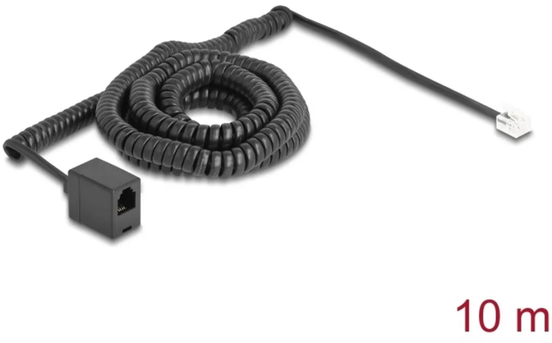 Delock Telefoonkabel RJ11 RJ11 10m