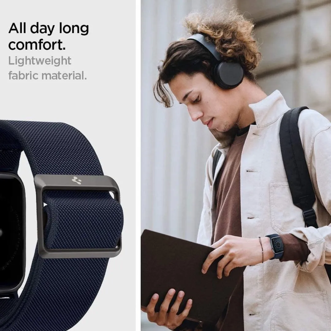 Spigen Fit Lite Armband Apple Watch 42/44/45/46/49mm - Navy
