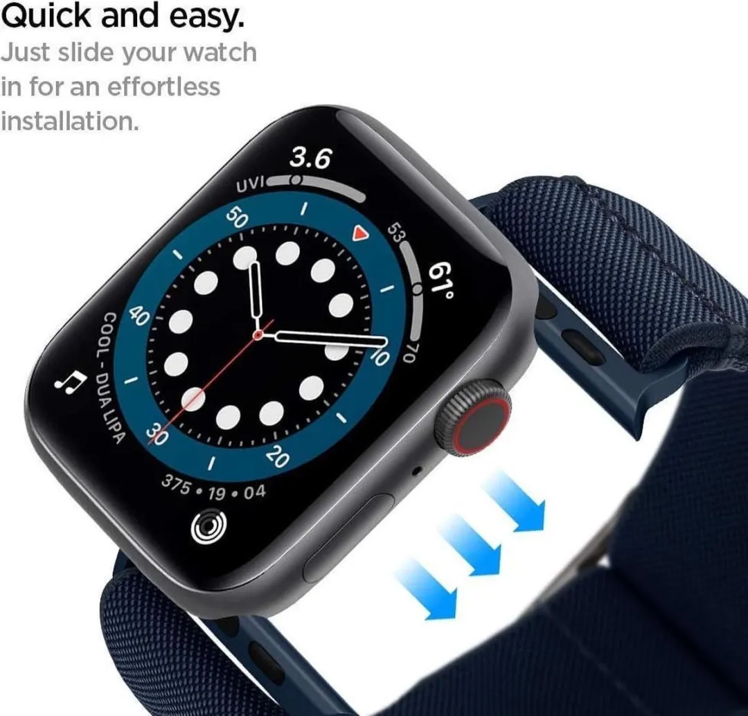 Spigen Fit Lite Armband Apple Watch 42/44/45/46/49mm - Navy