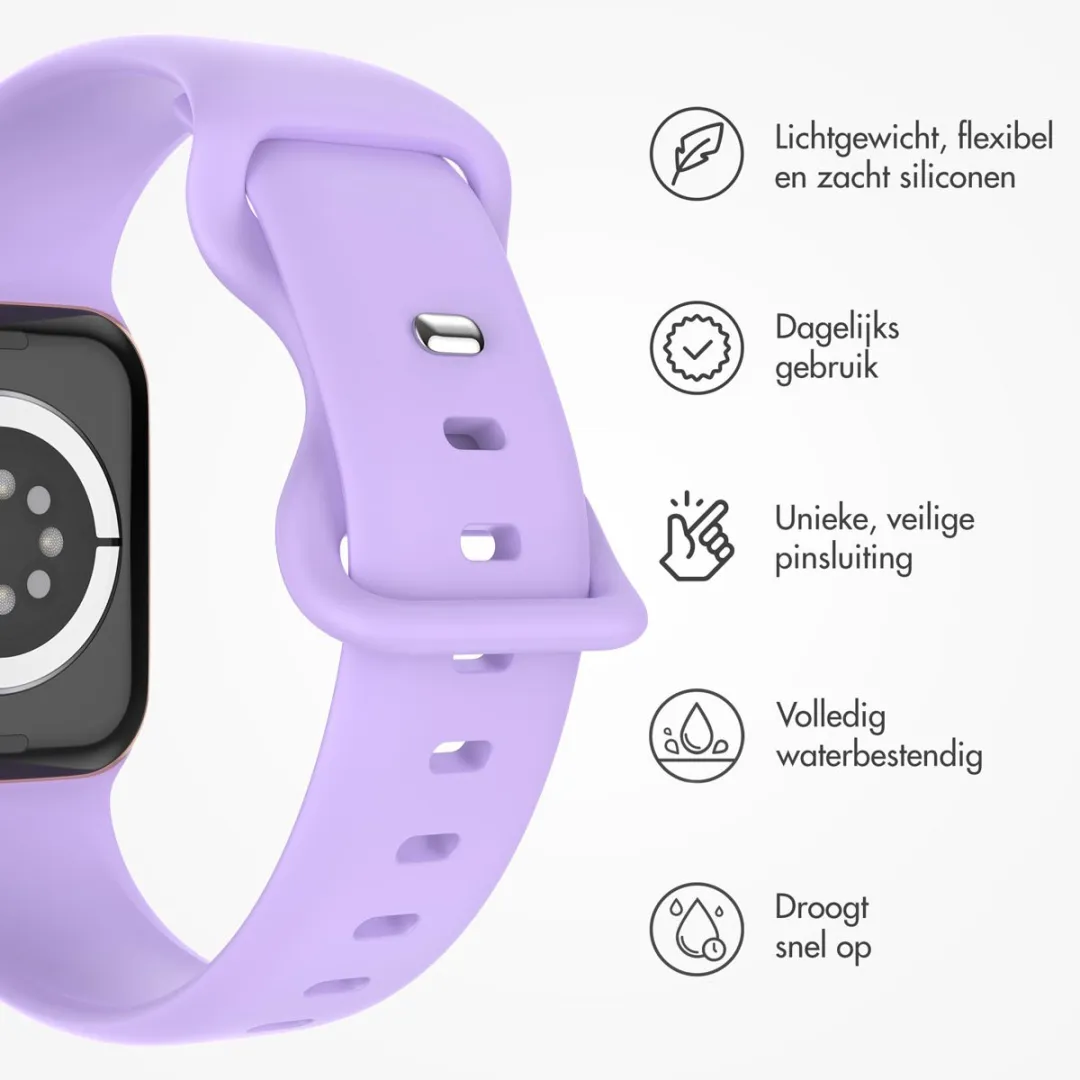 Imoshion Siliconen Bandje Apple Watch 38-42mm - Lila
