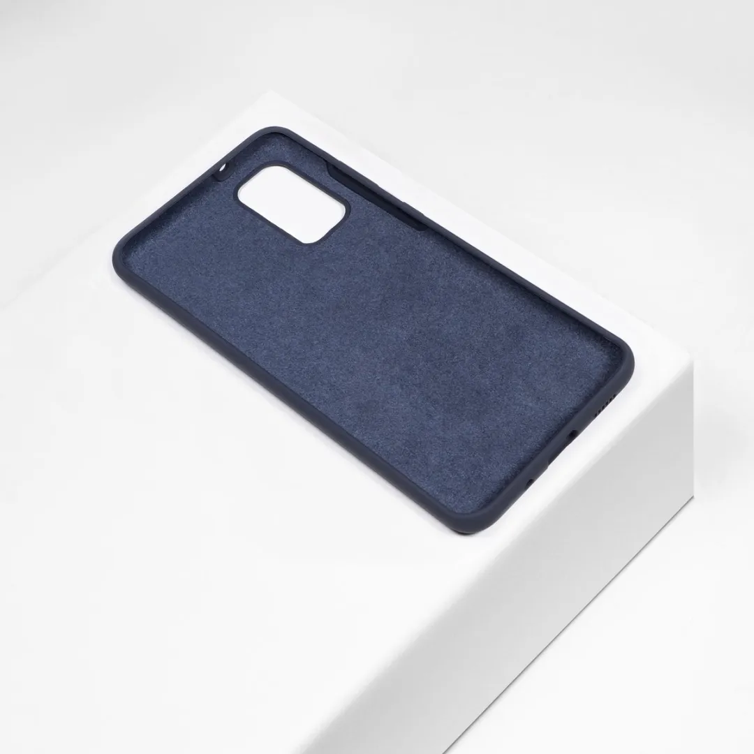 BMAX Siliconen Hoesje Samsung Galaxy S20 Plus - Donkerblauw