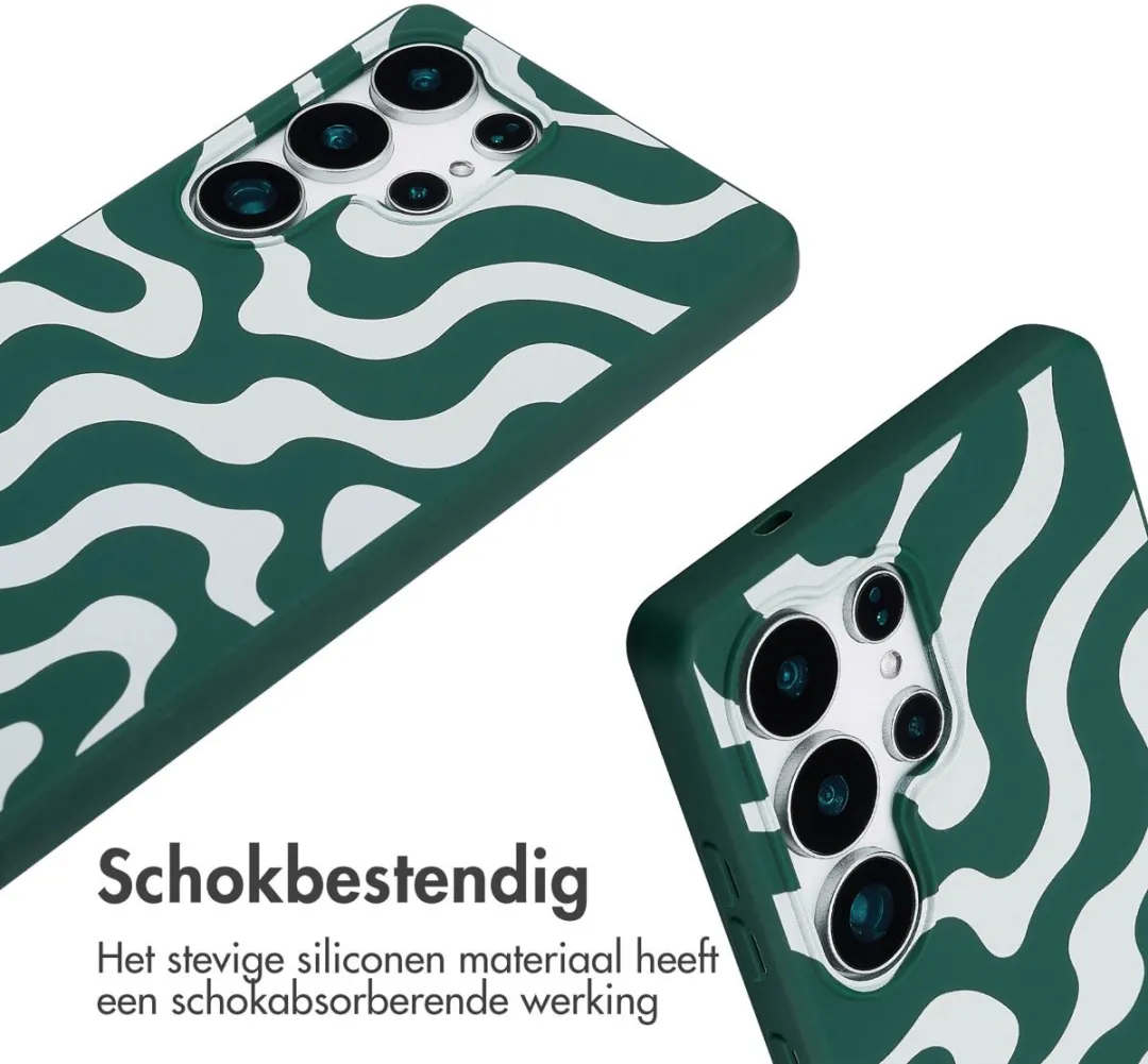 Imoshion Hoesje Samsung Galaxy S25 Ultra - Petrol Green Groovy