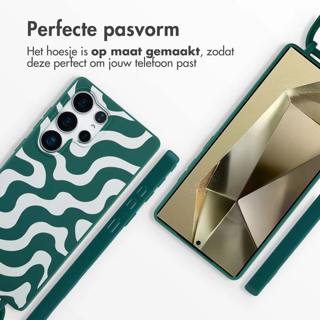 Imoshion Hoesje Samsung Galaxy S25 Ultra - Petrol Green Groovy