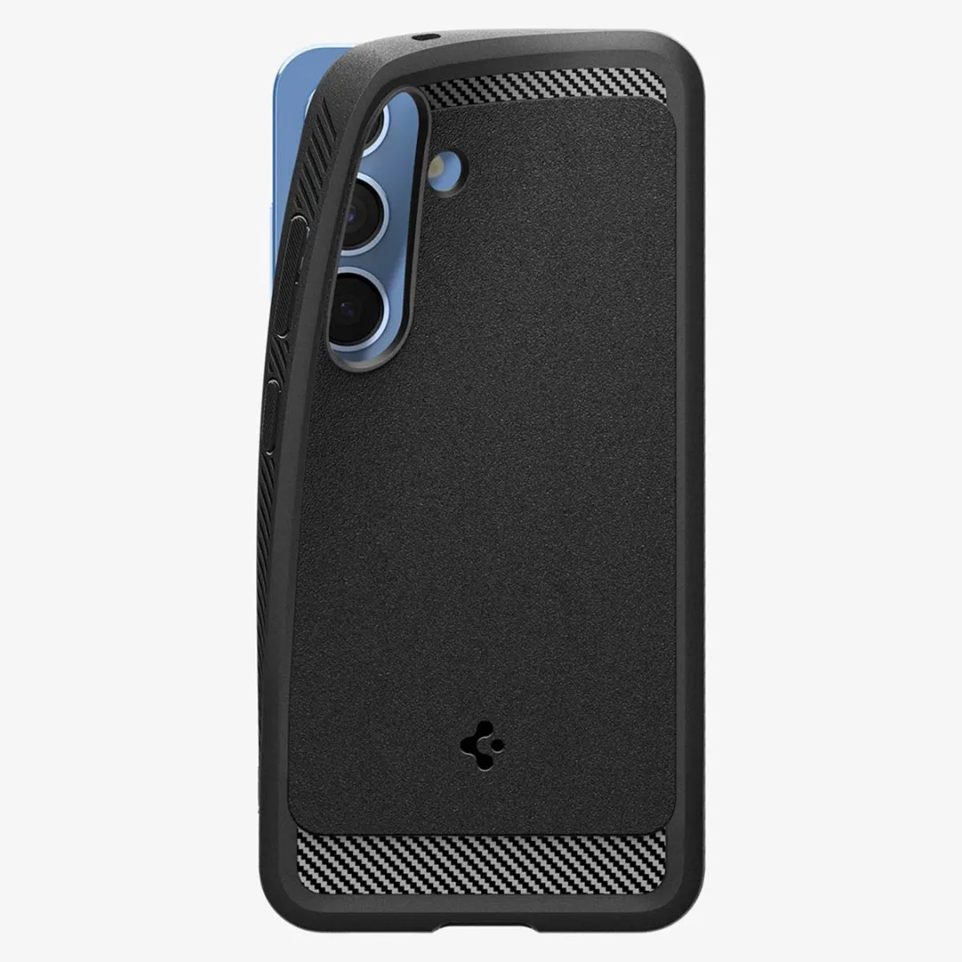 Spigen Rugged Armor MagFit ACS08998 Hoesje - Samsung Galaxy S25 - Zwart
