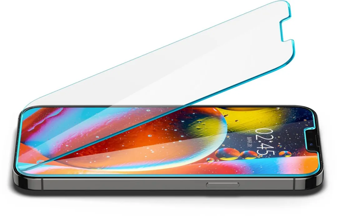 Spigen Glas.tR Slim Screenprotector iPhone 14 - Transparant