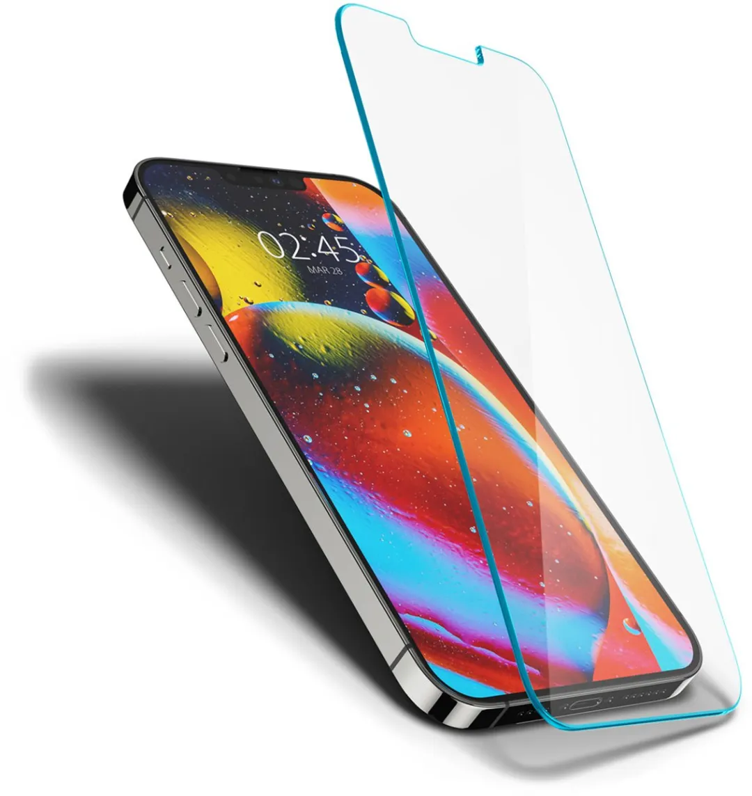 Spigen Glas.tR Slim Screenprotector iPhone 14 - Transparant
