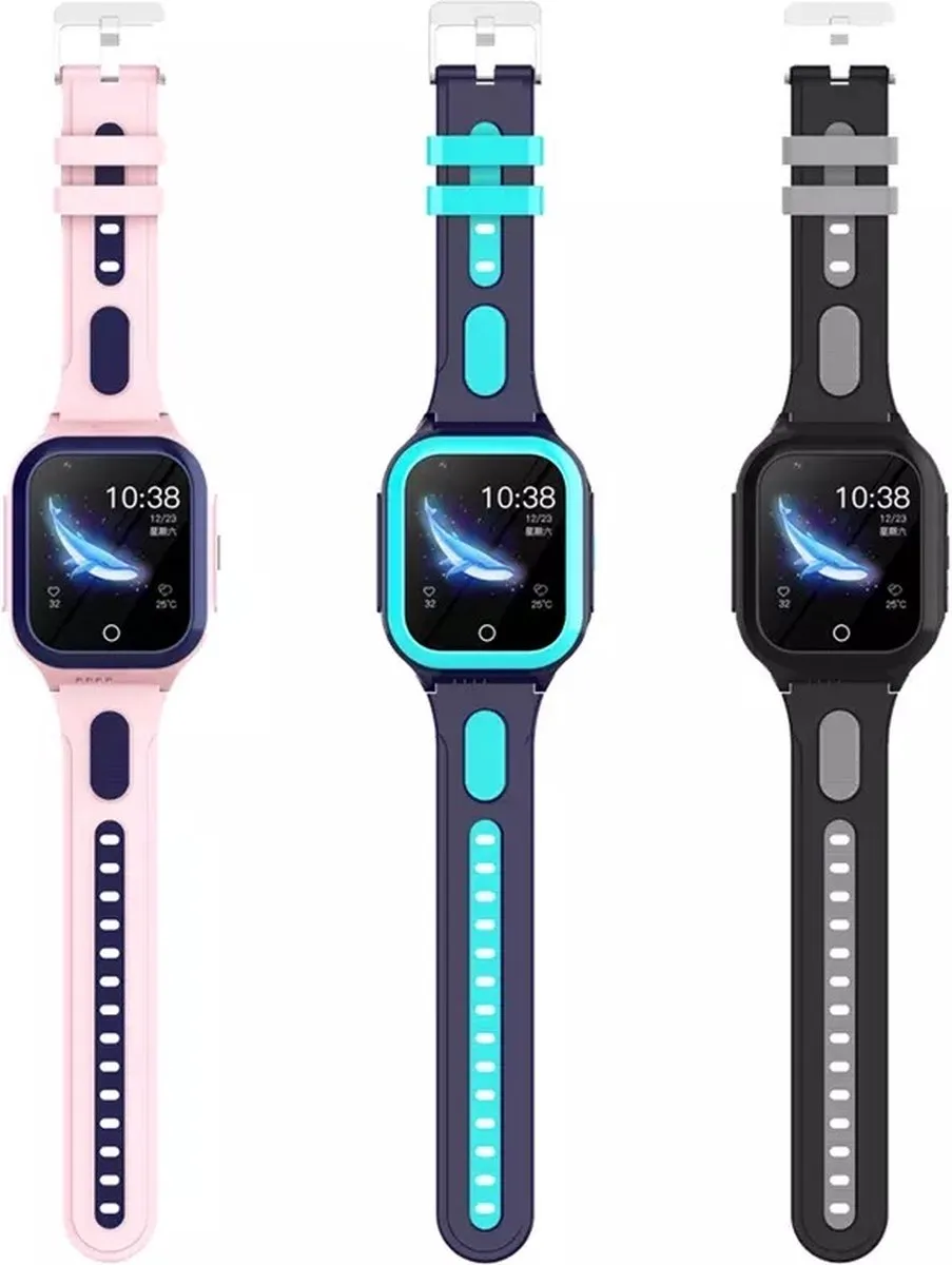 GPSHorlogeKids OMNI GPS Horloge - 4G Videobellen - 600mAh - Zwart
