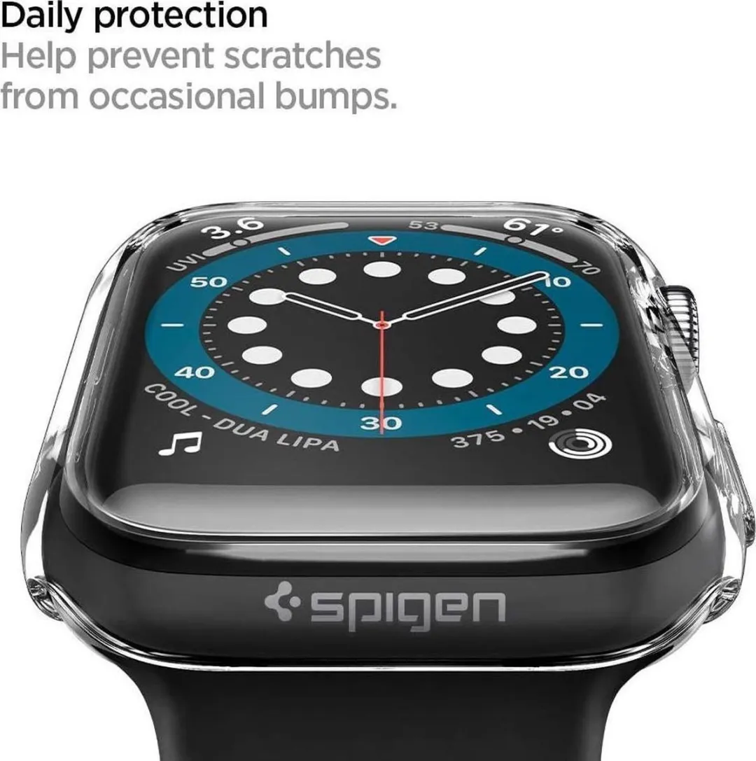 Spigen Apple Watch Thin Fit Hoesje 44mm - Transparant