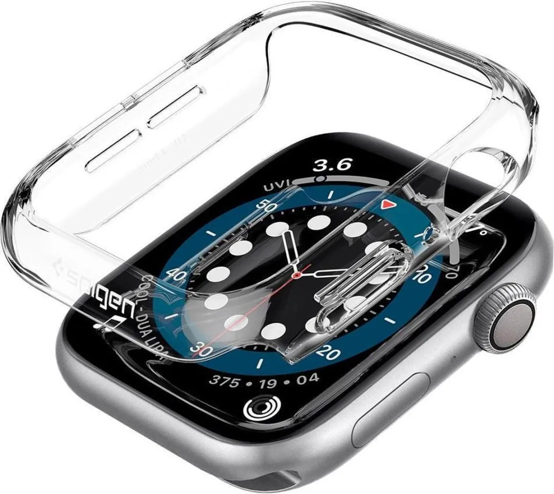Spigen Apple Watch Thin Fit Hoesje 44mm - Transparant