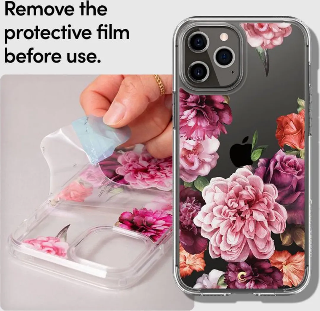 Spigen Ciel iPhone 12 Pro Max Hoesje ACS01643 - Roze Floral - afbeelding 6 van 6