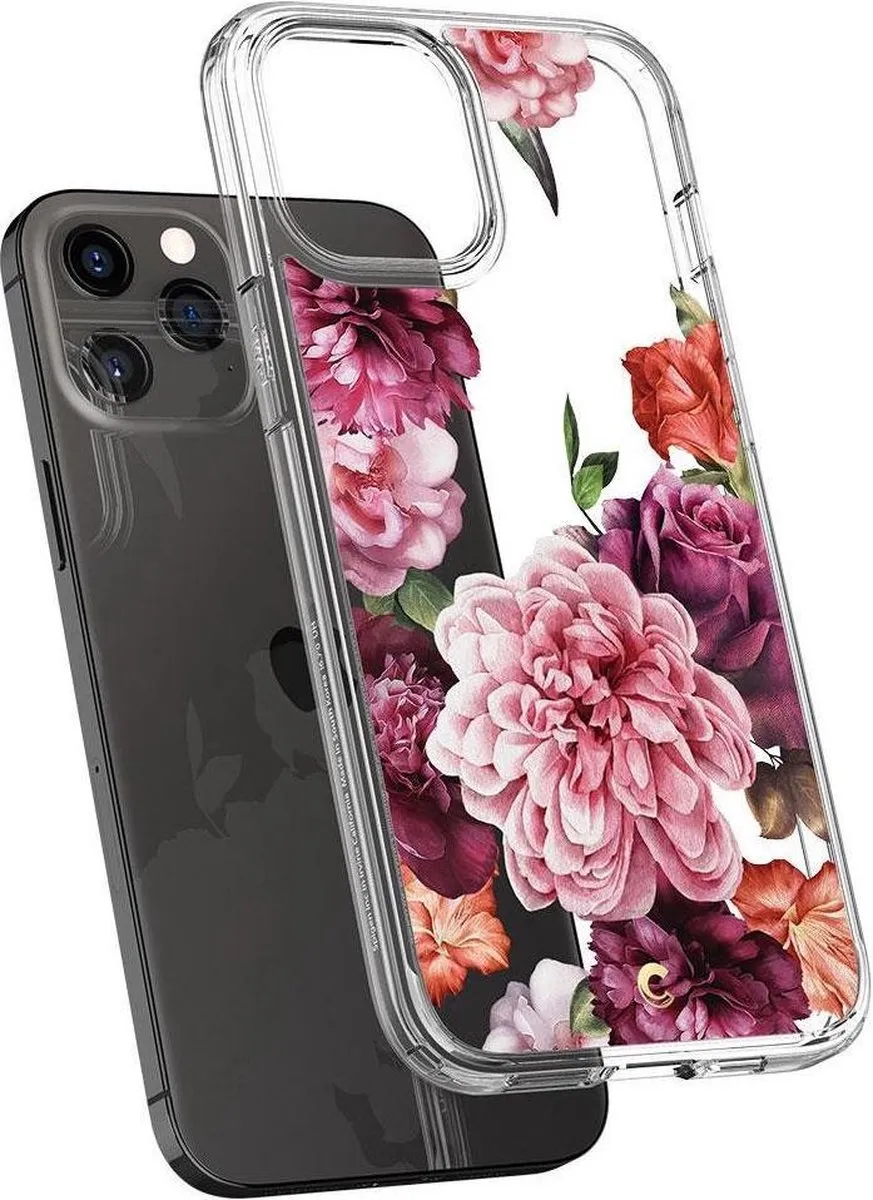 Spigen Ciel iPhone 12 Pro Max Hoesje ACS01643 - Roze Floral