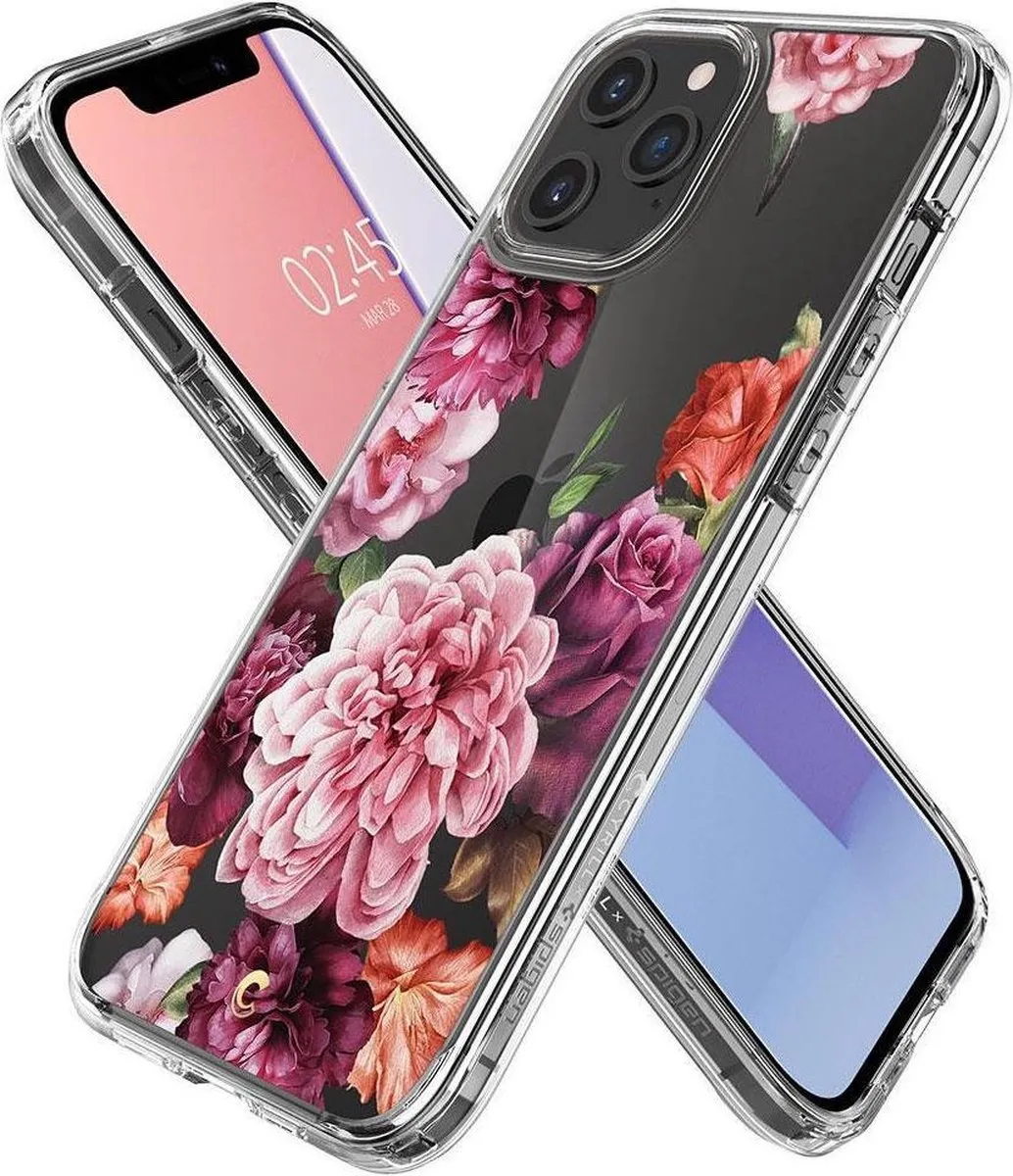 Spigen Ciel iPhone 12 Pro Max Hoesje ACS01643 - Roze Floral