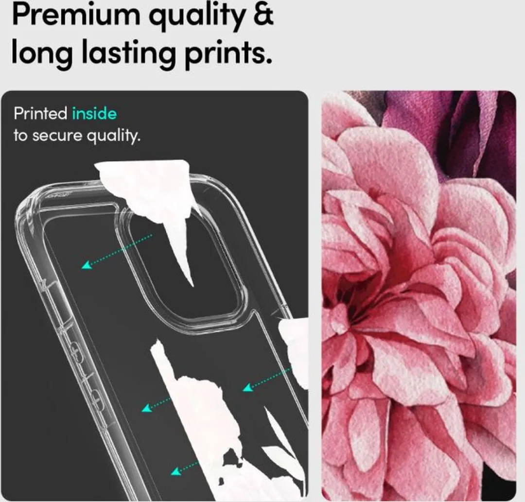 Spigen Ciel iPhone 12 Pro Max Hoesje ACS01643 - Roze Floral