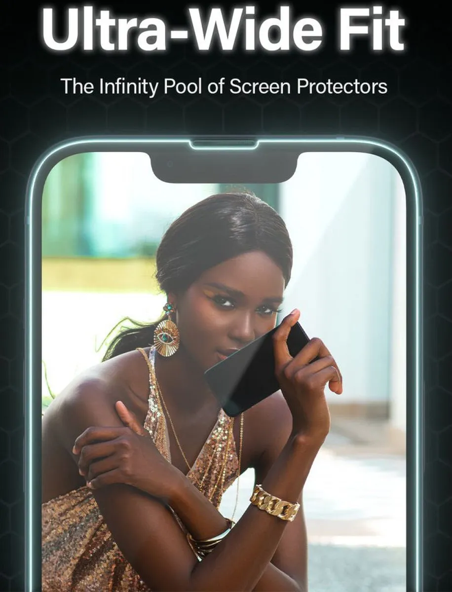 PanzerGlass Classic Fit P2770 Schermbeschermer - iPhone 14 Pro Max - Privacy