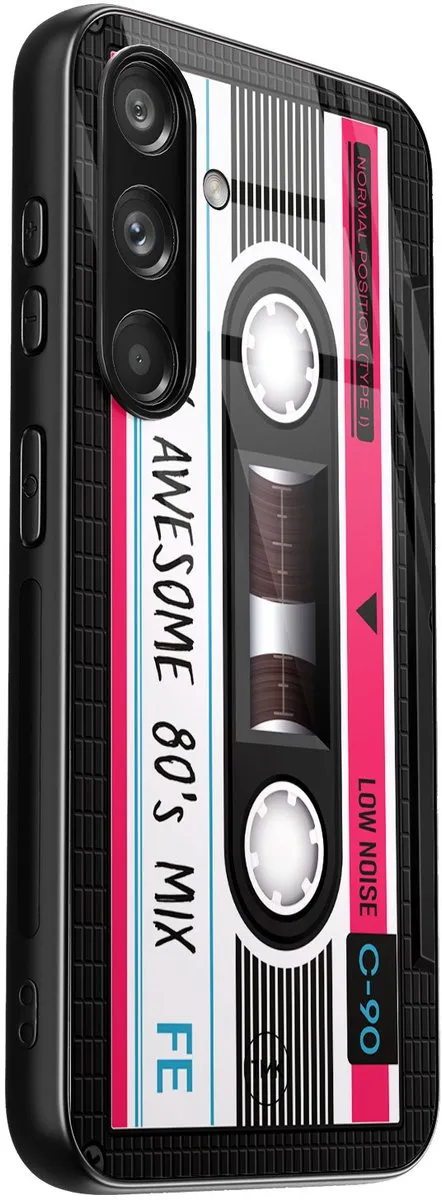 Casevibes Samsung Galaxy S24 Hoesje - Zwart - Cassette