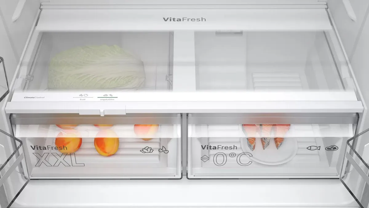 Bosch Serie 4 KFN96VPEAG Vrijstaande Koelkast 605L - Roestvrijstaal