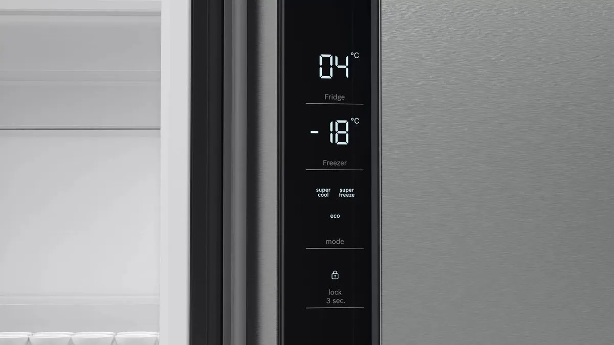Bosch Serie 4 KFN96VPEAG Vrijstaande Koelkast 605L - Roestvrijstaal