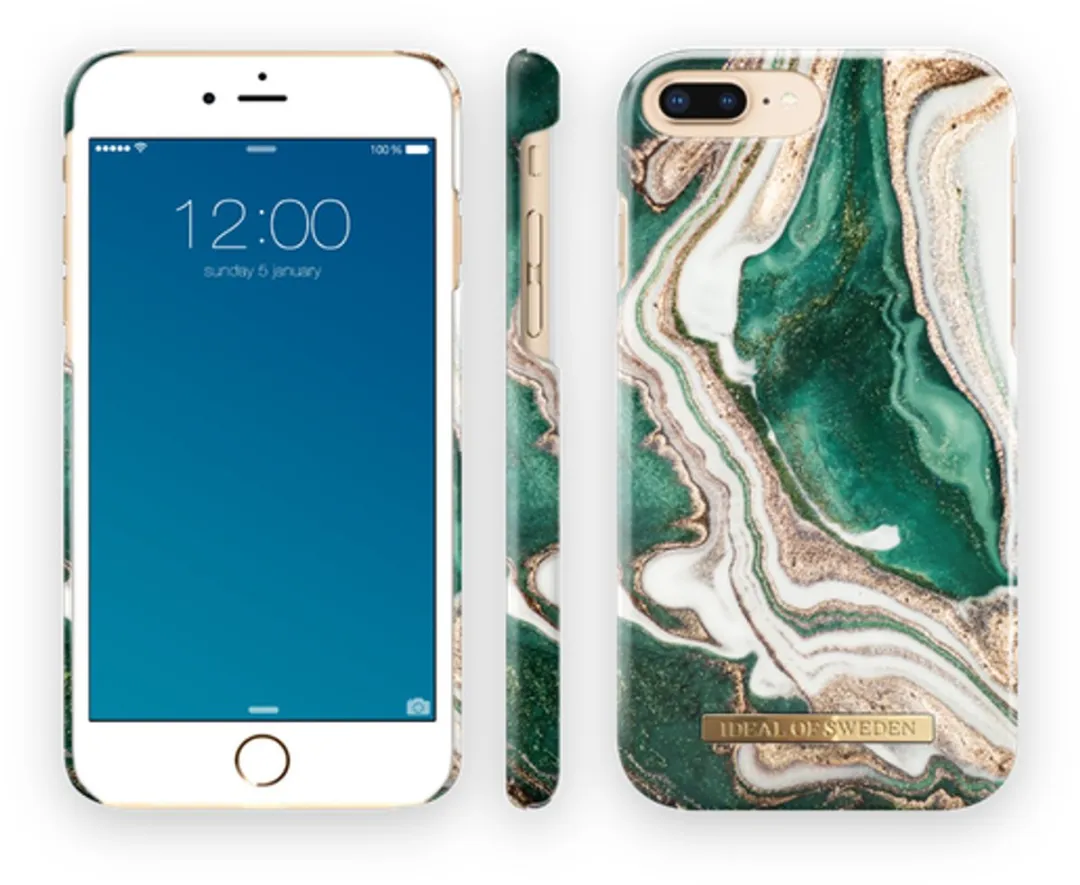iDeal of Sweden iPhone 7-8 Plus Backcover Golden Jade Marble